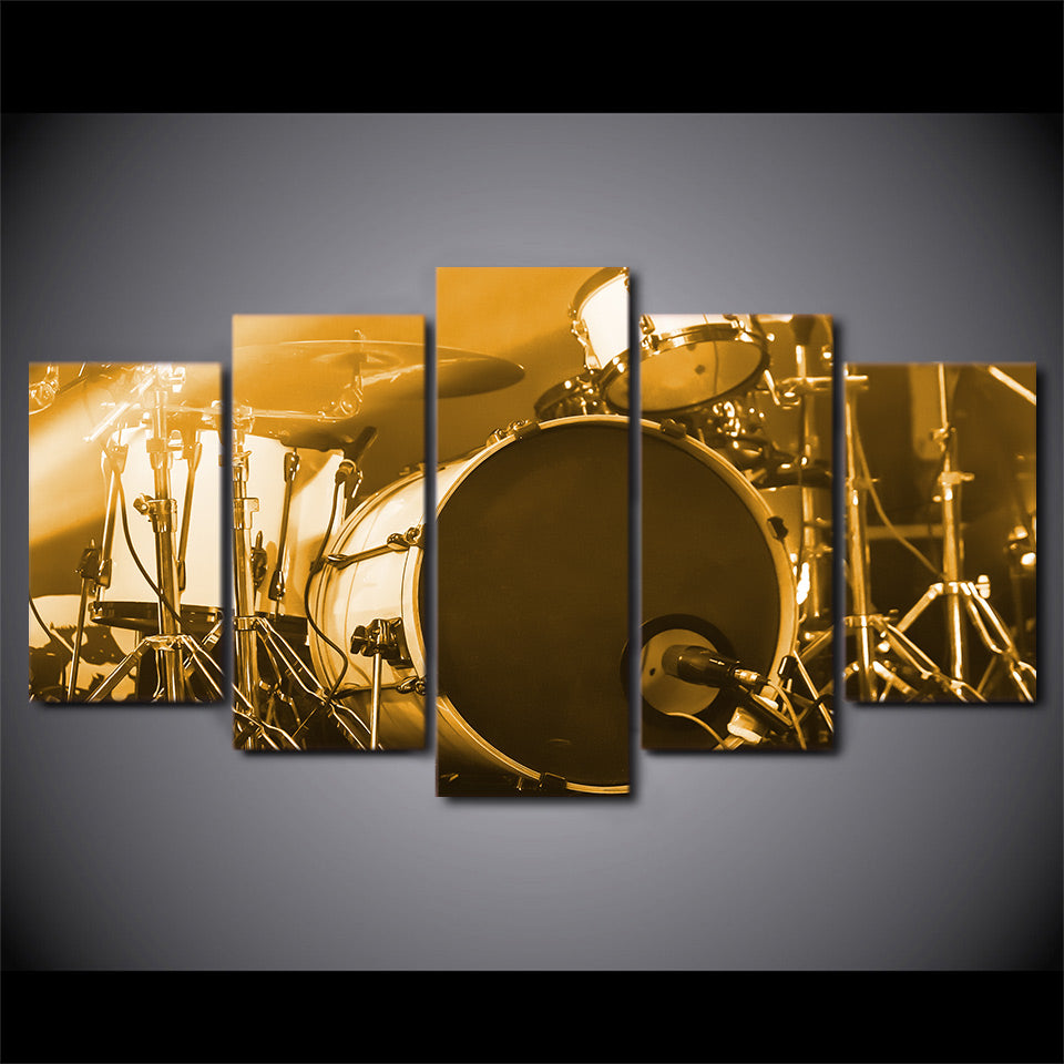 Limited Edition 5 Piece Artistic Bass Drum Canvas