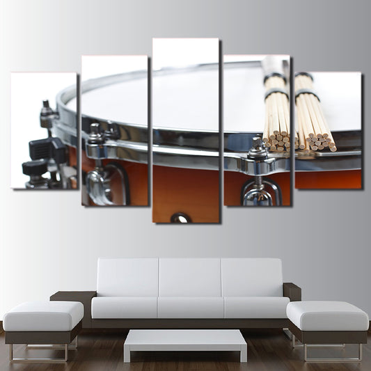 Limited Edition 5 Piece Awesome Drum With Sticks Canvas