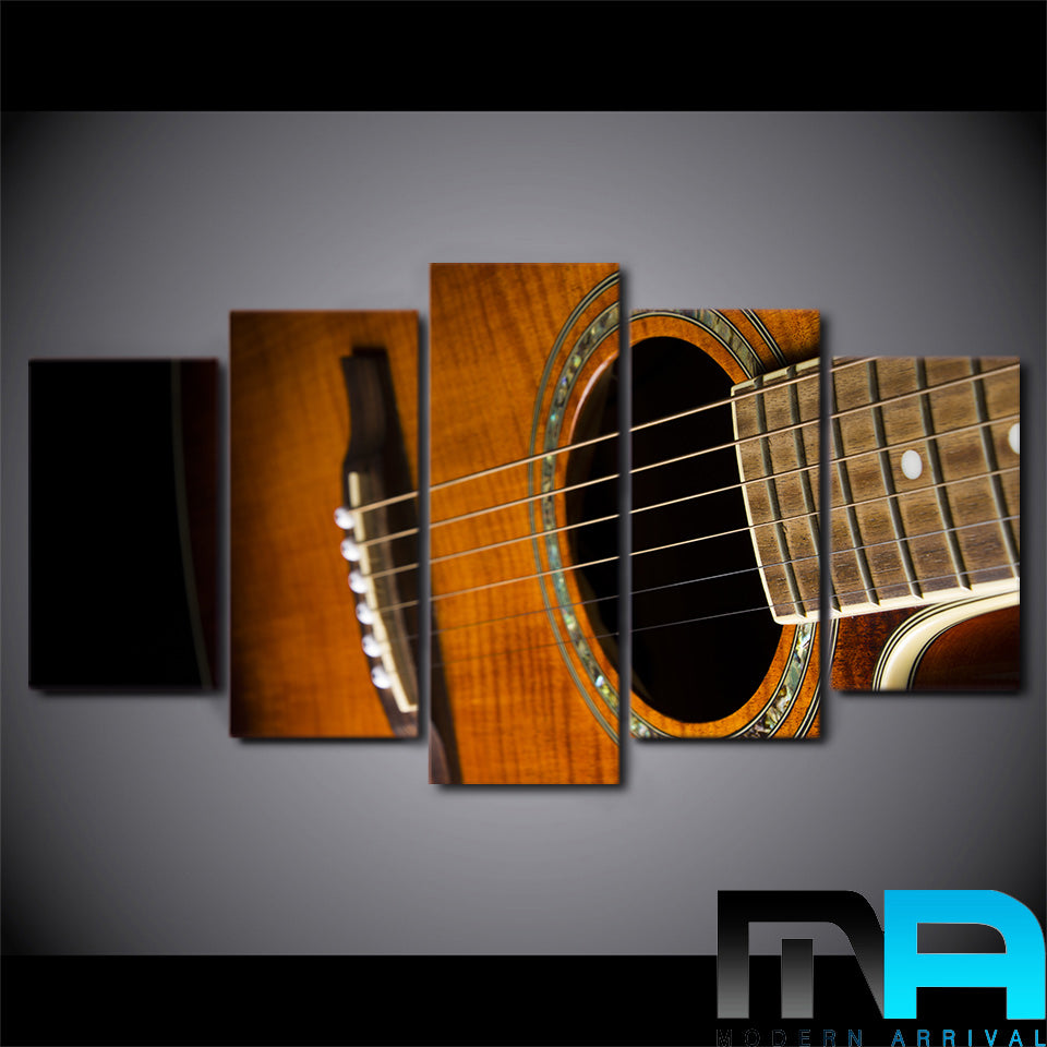 Limited Edition 5 Piece Amazing Classic Guitar Canvas
