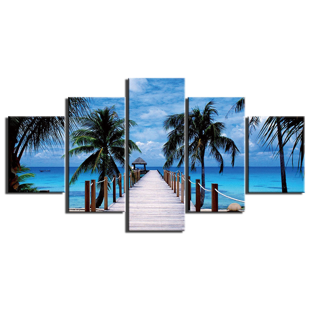 Limited Edition 5 Piece Paradise Vacation Canvas