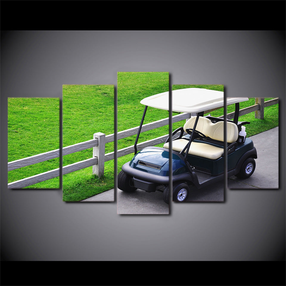 Limited Edition 5 Piece Modern Golf Cart Canvas