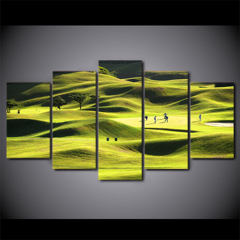 Limited Edition 5 Piece Golf Course In A Green Mountain Canvas