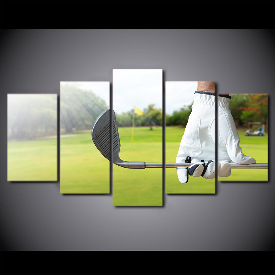 Limited Edition 5 Piece Golf Club and A Glove Canvas