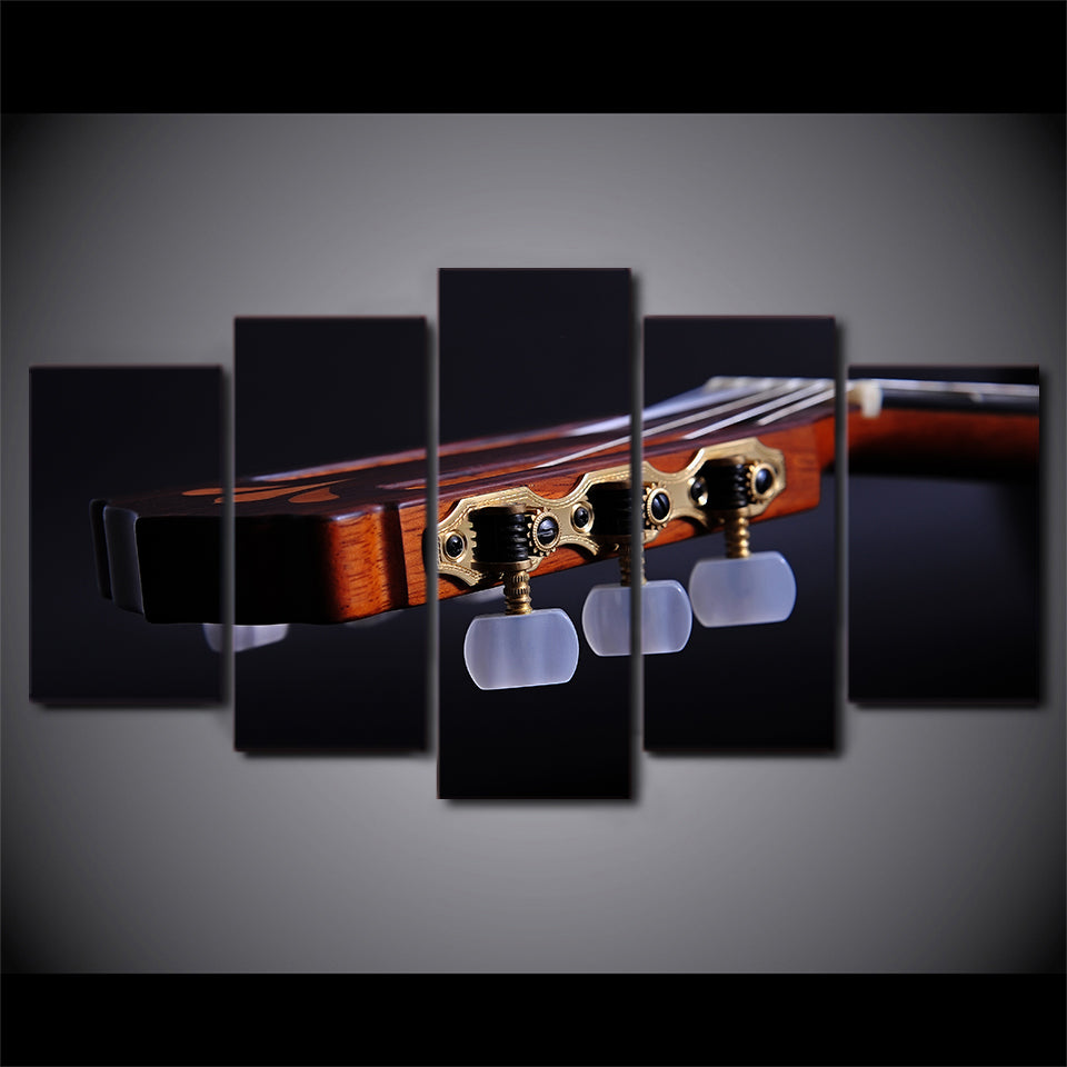 Limited Edition 5 Piece Guitar Headstock Canvas