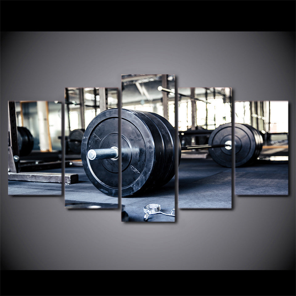 Limited Edition 5 Piece Barbell Canvas