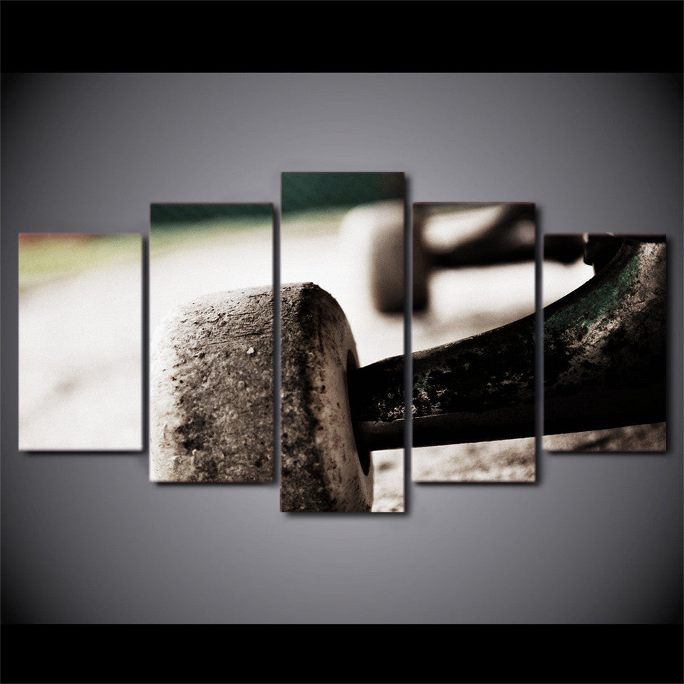 Limited Edition 5 Piece Skateboard Wheel Canvas