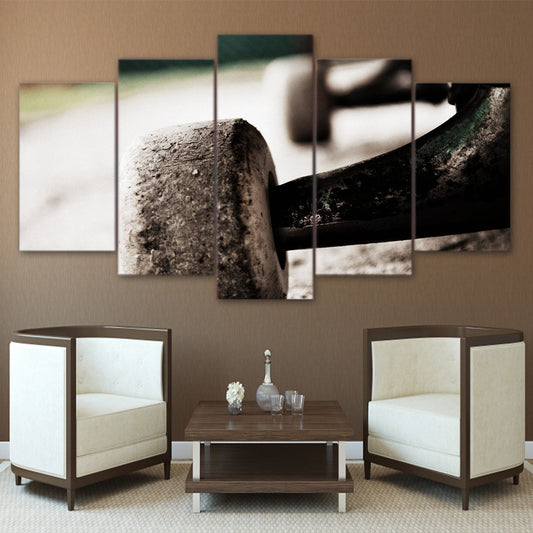 Limited Edition 5 Piece Skateboard Wheel Canvas