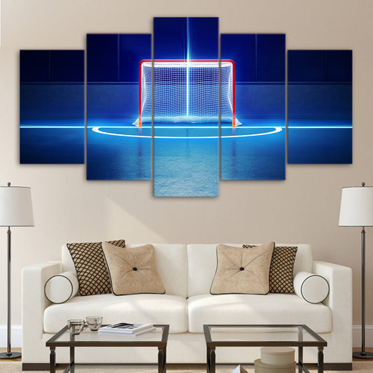 Limited Edition 5 Piece Hockey Home Net Canvas