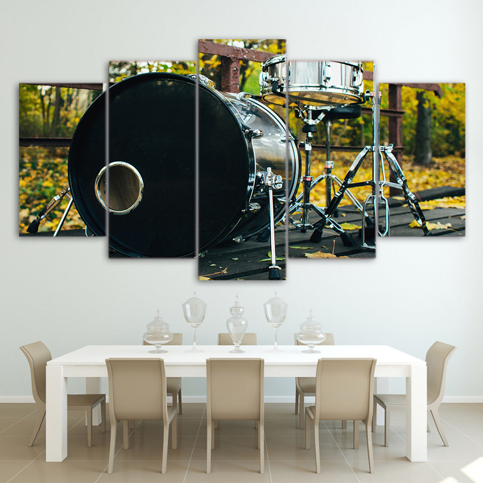 Limited Edition 5 Piece Vintage Drum Canvas