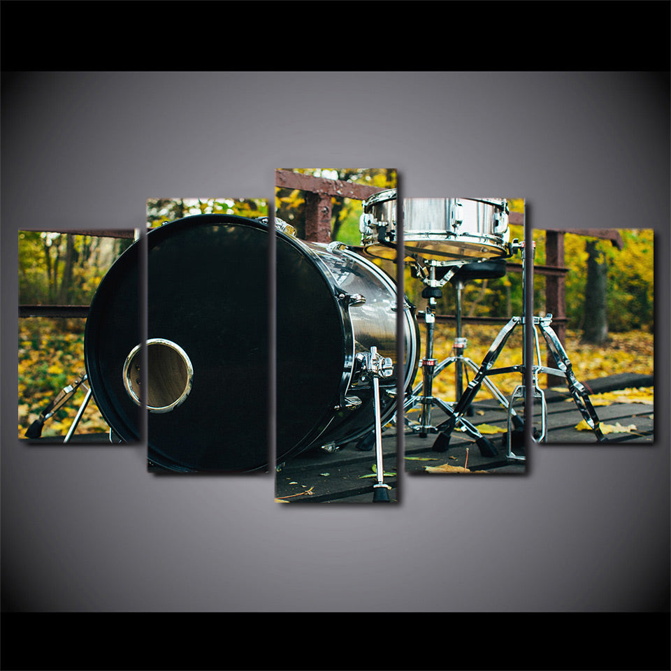 Limited Edition 5 Piece Vintage Drum Canvas