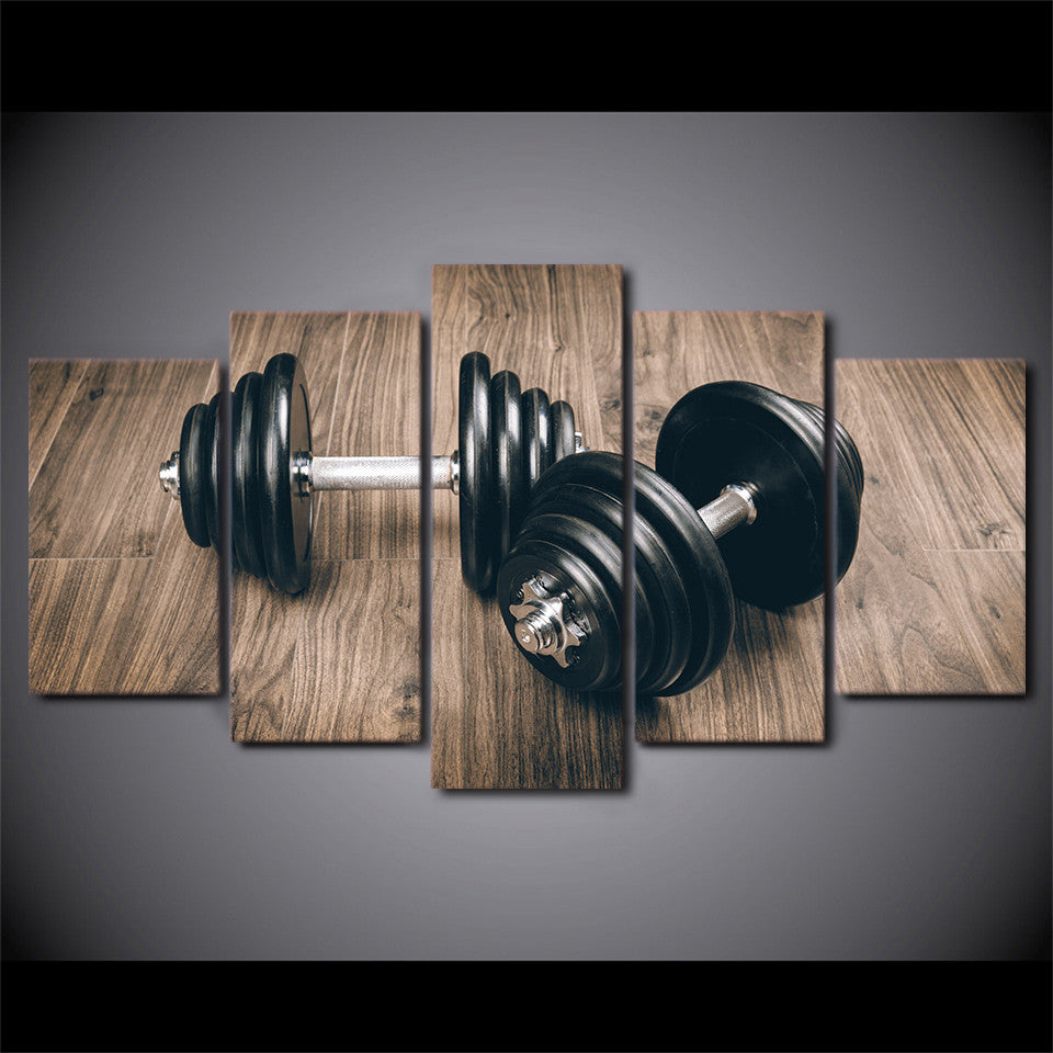 Limited Edition 5 Piece Dumbbell Canvas