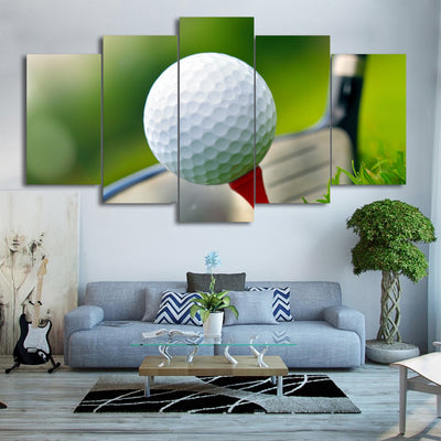 Limited Edition 5 Piece A Golf Ball Canvas
