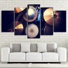 Limited Edition 5 Piece Awesome Blue Drum Set Canvas