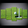 Limited Edition 5 Piece Ball In A Hole Golf Canvas