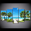 Limited Edition 5 Piece Beautiful Beachscape Canvas