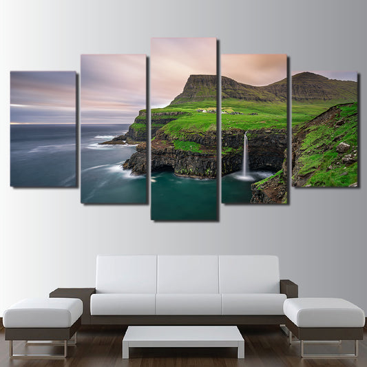 Limited Edition 5 Piece Beautiful Ocean View Canvas