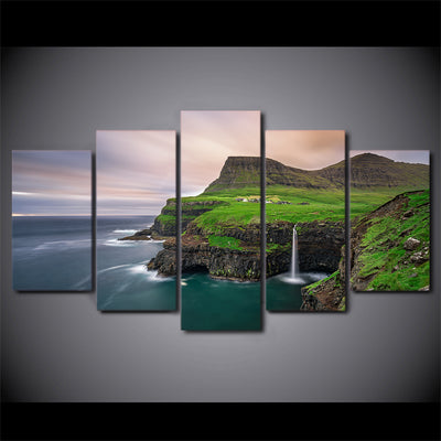 Limited Edition 5 Piece Beautiful Ocean View Canvas