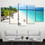 Limited Edition 5 Piece Beautiful White Beach Canvas