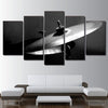 Limited Edition 5 Piece Black And White Cymbals Canvas