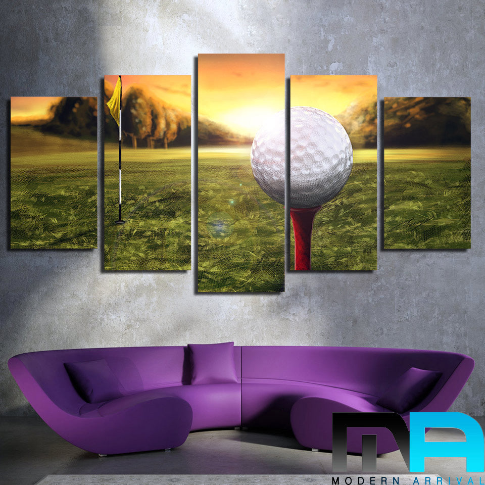 Limited Edition 5 Piece Golf In Sunset Canvas