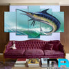 Limited Edition 5 Piece  Big Fish Canvas