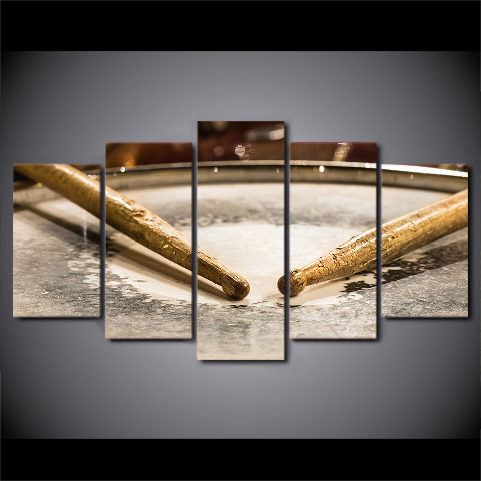 Limited Edition 5 Piece Classic Drum Sticks Canvas