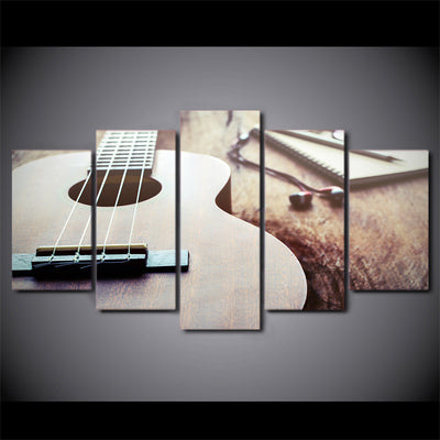 Limited Edition 5 Piece Classic Guitar With Headphone Canvas