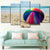 Limited Edition 5 Piece Colorful Beach Umbrella Canvas