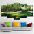 Limited Edition 5 Piece Colorful Golf Course Canvas