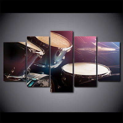 Limited Edition 5 Piece Shinning Color Drum Set  Canvas