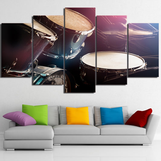 Limited Edition 5 Piece Shinning Color Drum Set  Canvas