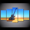 Limited Edition 5 Piece Electric Guitar In The Desert Canvas