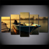 Limited Edition 5 Piece Fishing Boat Canvas