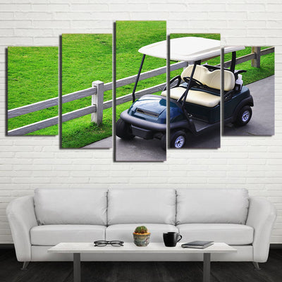 Limited Edition 5 Piece Modern Golf Cart Canvas