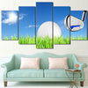 Limited Edition 5 Piece Golf Ball Under The Blue Sky Canvas