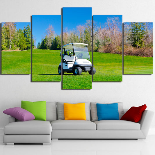 Limited Edition 5 Piece Gorgeous Golf Cart Canvas