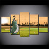 Limited Edition 5 Piece Golf Bag With Golf Clubs In Sunrise Canvas