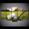Limited Edition 5 Piece Golf Ball Ready Canvas