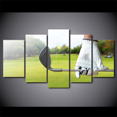 Limited Edition 5 Piece Golf Club and A Glove Canvas