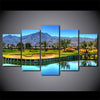 Limited Edition 5 Golf Course by the Mountain Canvas