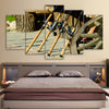 Limited Edition 5 Piece Gorgeous Fishing Rods Canvas
