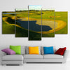 Limited Edition 5 Piece Green Hills Golf Course Canvas