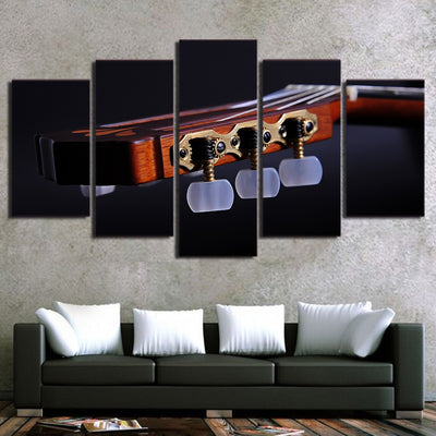 Limited Edition 5 Piece Guitar Headstock Canvas