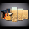 Limited Edition 5 Piece Guitar In The Ricefield Canvas