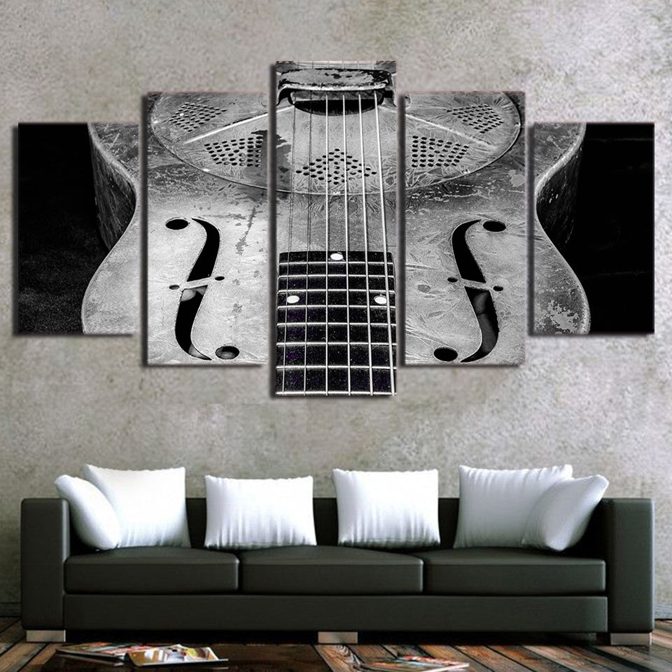 Limited Edition 5 Piece Guitar Strings Canvas