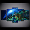 Limited Edition 5 Piece Earth Horizon Canvas