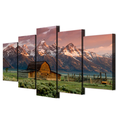Limited Edition 5 Piece Mountain Canvas