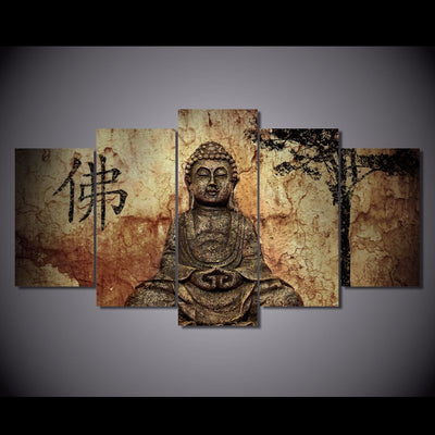 Limited Edition Meditating Buddha Canvas