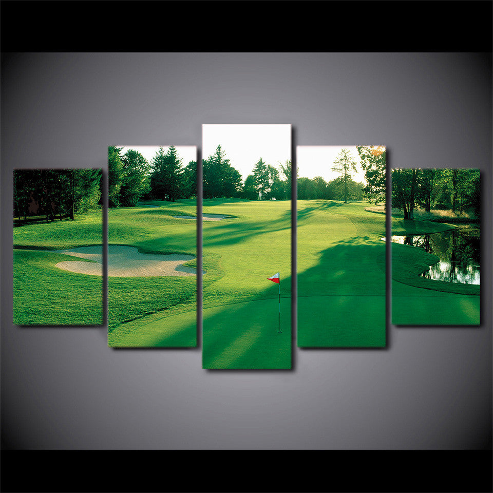 Limited Edition 5 Piece Golf Land Canvas