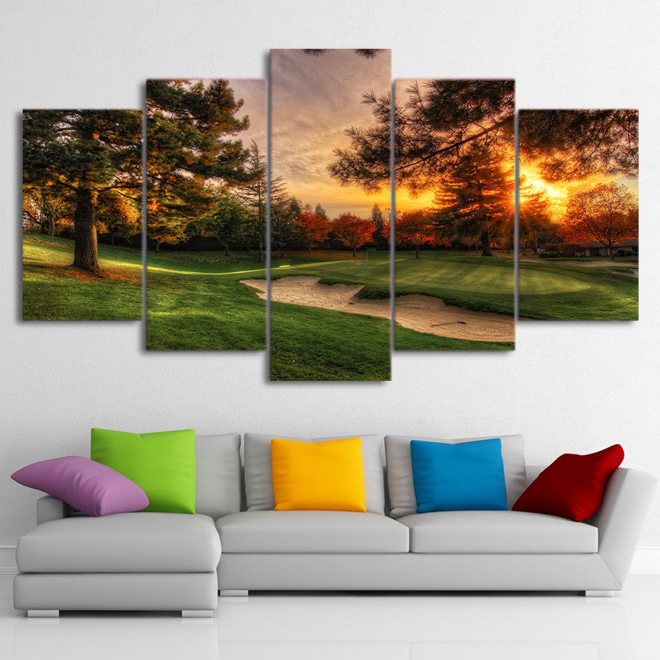 Limited Edition 5 Piece Euphoric Golf Canvas